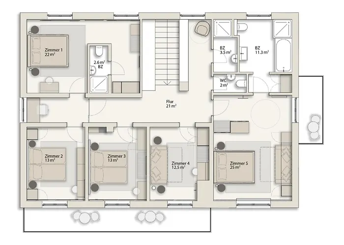 펜션 Luxus-villa Mit Indoorpool, Sauna & Offenem Kamin
